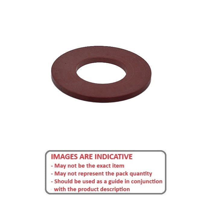 1098258 | W0120-F-025-008-LR (Each) --- Flat Washers - 12x25x0.8 mm Commercial - Rulon LR Washer