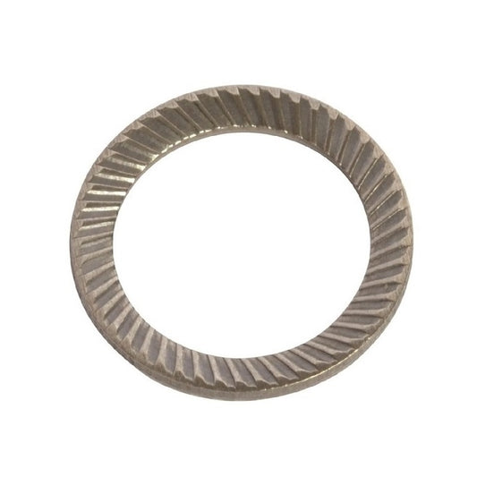 Serrated Washers - 8x13x0.8 mm - Carbon Spring Steel Self Finish