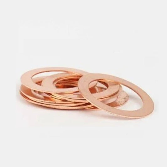 1070830 | W0064-FP-010-0081-COP (10 Pcs) --- Flat Washers - 6.35x9.525x0.813 mm - Copper 110
