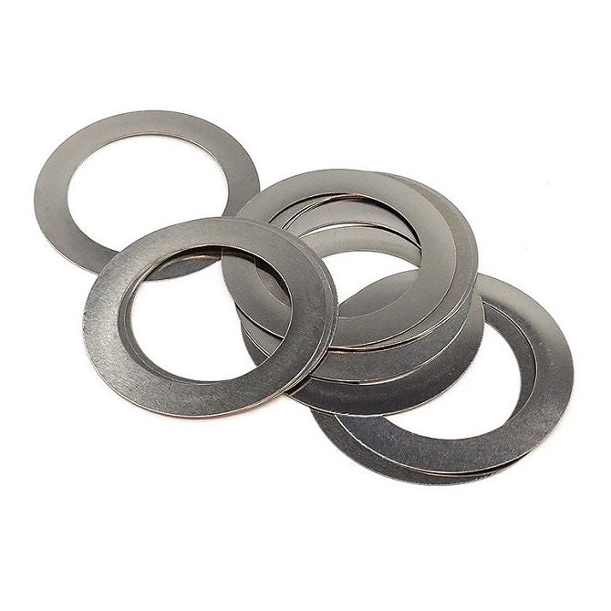 1177132 | W0600-FP-075-0050-CL (Pack of 5)  --- Flat Washers - 60x75x0.5 mm Precision Shim - Carbon Spring Steel Self Finish Washer