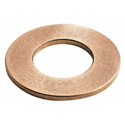 1087382 | W0080-F-019-016-SB (Each) --- Flat Washers - 8x19x1.6 mm Precision Ground Sintered Bronze - Sintered Bronze, Self Lubricating Washer
