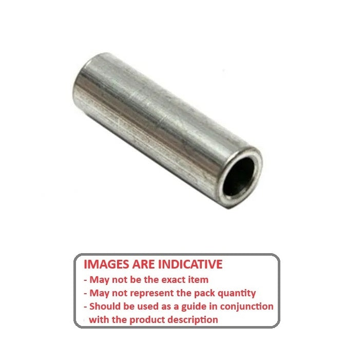 1042407 | W0029-F-006-032-AL (PK-3126) --- Through Bore Round Spacers - 2.92x6.35x3.18 mm - Aluminium Spacer