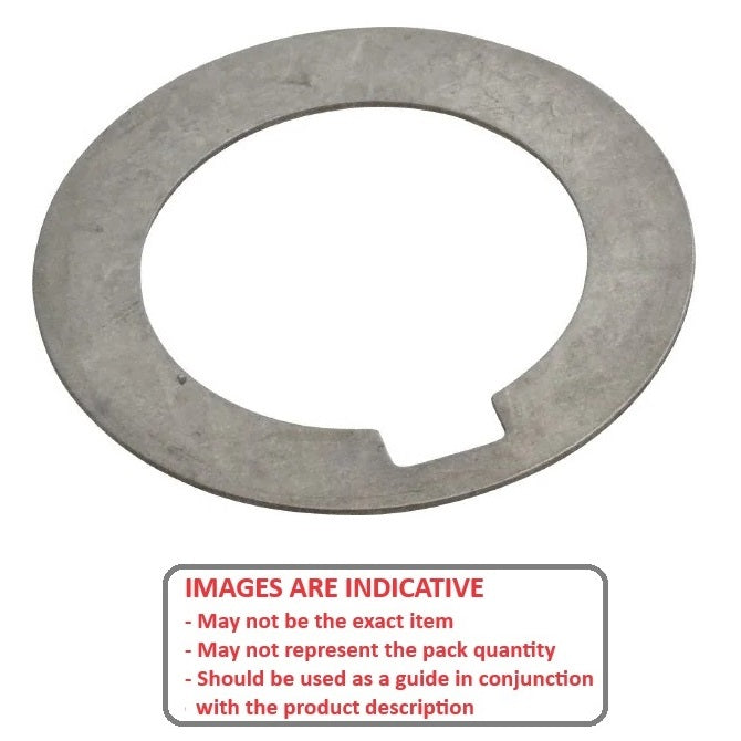 1144926 | W0318-F-044-0025-K-C (PK-10) --- Arbor Spacers - 31.75x44.45x0.254 mm - Carbon Steel Spacer