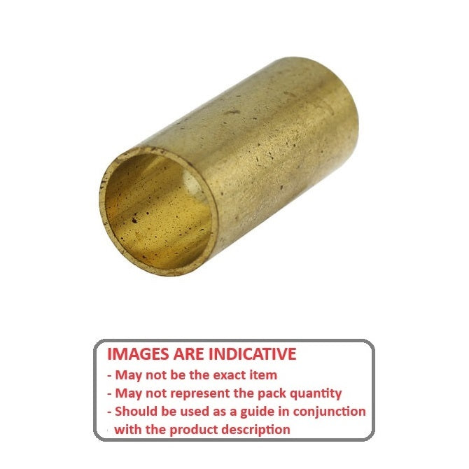 1059075 | W0049-F-008-095-BR (PK-217) --- Through Bore Round Spacers - 4.88x7.938x9.53 mm - Brass Spacer