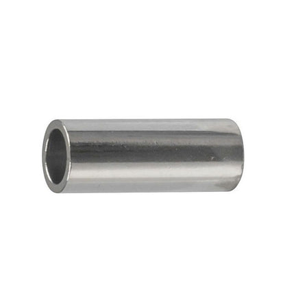 1041744 | W0025-F-005-050-BN (5 Pcs) --- Through Bore Round Spacers - 2.5x5x5 mm - Brass - Nickel Plated