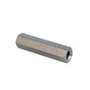 Threaded Spacers - M3 - 3x0.5mm - 5x5 mm Hex - Steel - Mild S300 Pb Zinc Plated Spacer