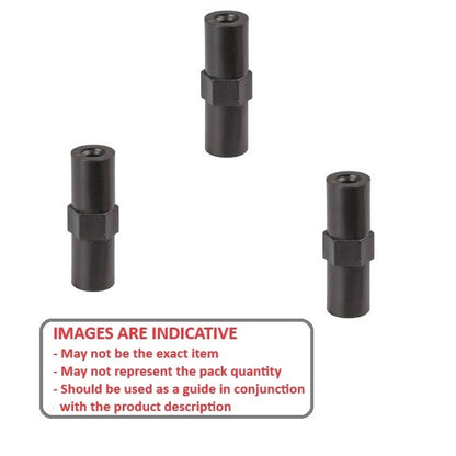 1064770 | SHX-B-0600-08-020-N-PK5 (Per Card) --- PCB Spacers - 6x7.7x12 mm - Nylon Polyamide 6/6 Spacer
