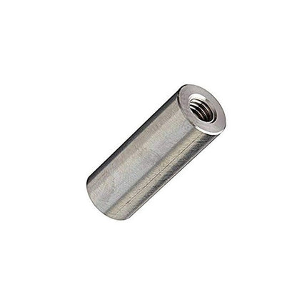 1054256 | SRD-T-0417C-10-019-B (Each) --- Threaded Spacers - 8-32 UNC - 4.17mm - 9.525x19.05 mm Round - Brass Spacer