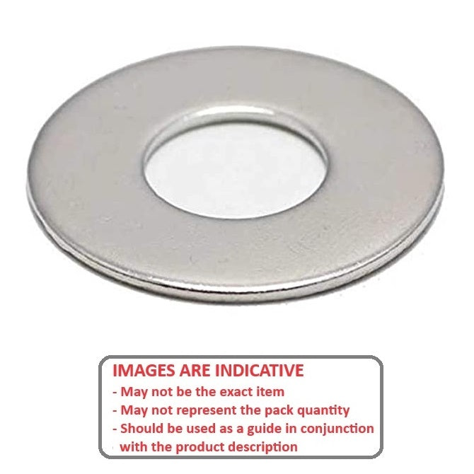 1070606 | W0064-F-010-0030-S3 (Each) --- Flat Washers - 6.35x9.525x0.3 mm Precision Shim - Stainless Steel 304 Similar to A2, 18-8 HRB80 Spacer