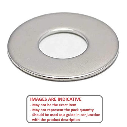 1070606 | W0064-F-010-0030-S3 (Each) --- Flat Washers - 6.35x9.525x0.3 mm Precision Shim - Stainless Steel 304 Similar to A2, 18-8 HRB80 Spacer