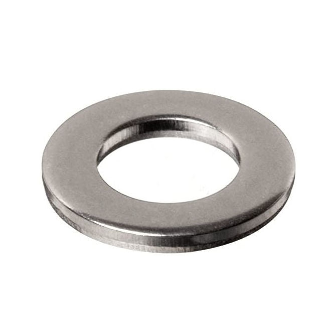 1136122 | W0222-F-044-064-CM (Each) --- Flat Washers - 22.225x44.45x6.35 mm Heavy Duty - Carbon Spring Steel Self Finish Washer