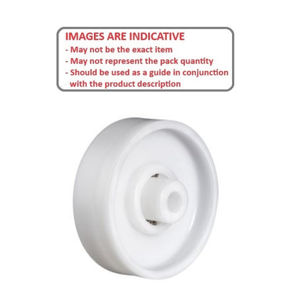 1161899 | WH-048-079-159-P-S6 (PK-25) --- Skate Conveyor Wheels - 48.3 15.90 / 23.80 7.938 mm - Acetal Wheel