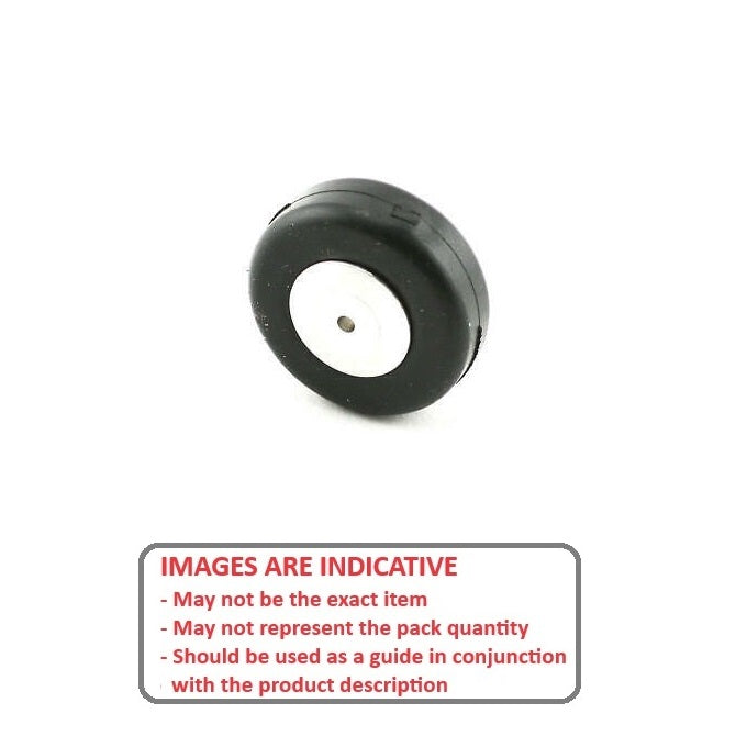 1158467 | WH-PL-045-032-TW (PK-5) --- RC Plane Wheels Hobby - 44.5 Tailwheel - - - Natural Rubber Wheel