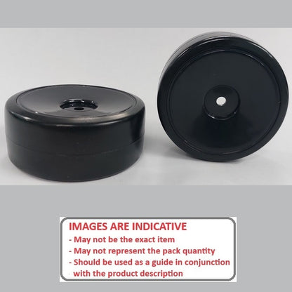 1037453 | WH-XD-063-26-BK-SOL-BK (PK-2) --- RC Car Wheels Hobby - Rim Colour Black Solid - Black Tenth Scale - Plastic Wheel