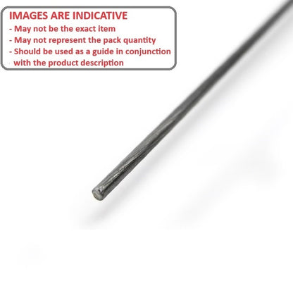1035604 | WI-01194-000914-SP (Length) --- Straight Lengths Wire - 1.194 mm - 0.9 Mtr  - Carbon Spring Steel