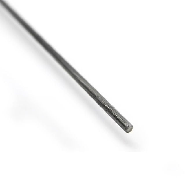 1001944 | WI-00500-001000-SP (Length) --- Straight Lengths Wire - 0.5 mm - 1 Mtr  - Carbon Spring Steel