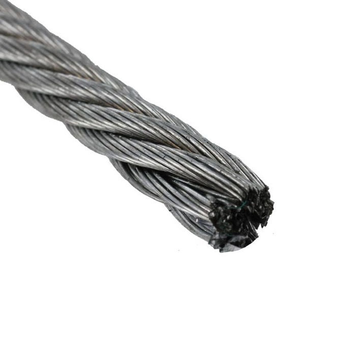 1047709 | CBLU-318-304-719 (Each) --- Cable Cable and Accessories - 3.18x3.175 mm - 798.3 kg Miniature - Stainless Steel 304 Similar to A2, 18-8 HRB80
