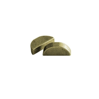 Woodruff Keys - 5.56x22.23x9.3 mm - Carbon Steel 1035 Zinc Plated
