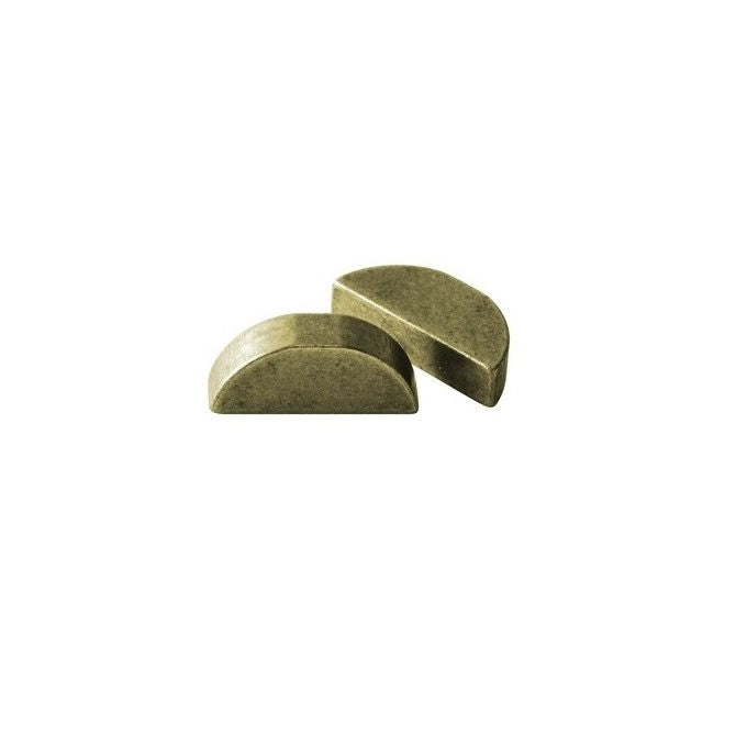 1063702 | KW-056-094-249-Z (Each) --- Woodruff Keys - 5.56x9.4x24.94 mm - Carbon Steel 1035 Zinc Plated Key