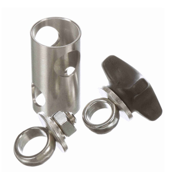 1103631 | VG10RS (Each) --- Single Knob and Nut Cross Blocks - 12.70 x 12.70 96.52x58.674 mm - Stainless Steel 304 Similar to A2, 18-8 HRB80 Cross Block