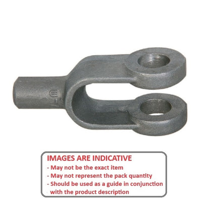 1204427 | YE-20RS (Each) --- Blank Yoke Ends - 152.4x25.4x26.99 mm - Steel